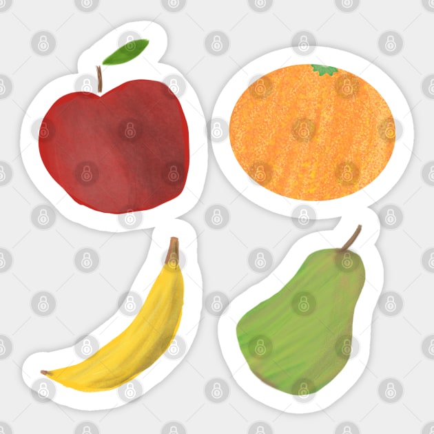 Fruit Sticker by Charlotsart